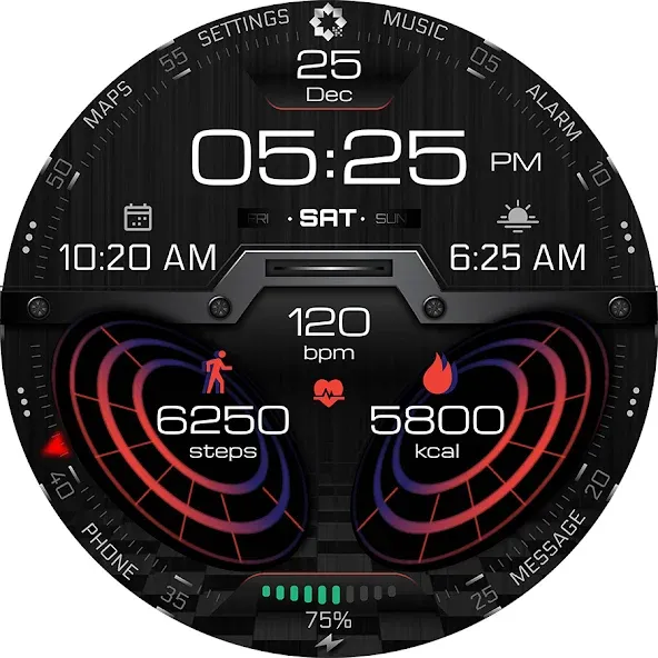 A375 Wear OS Watch Face screenshot 29