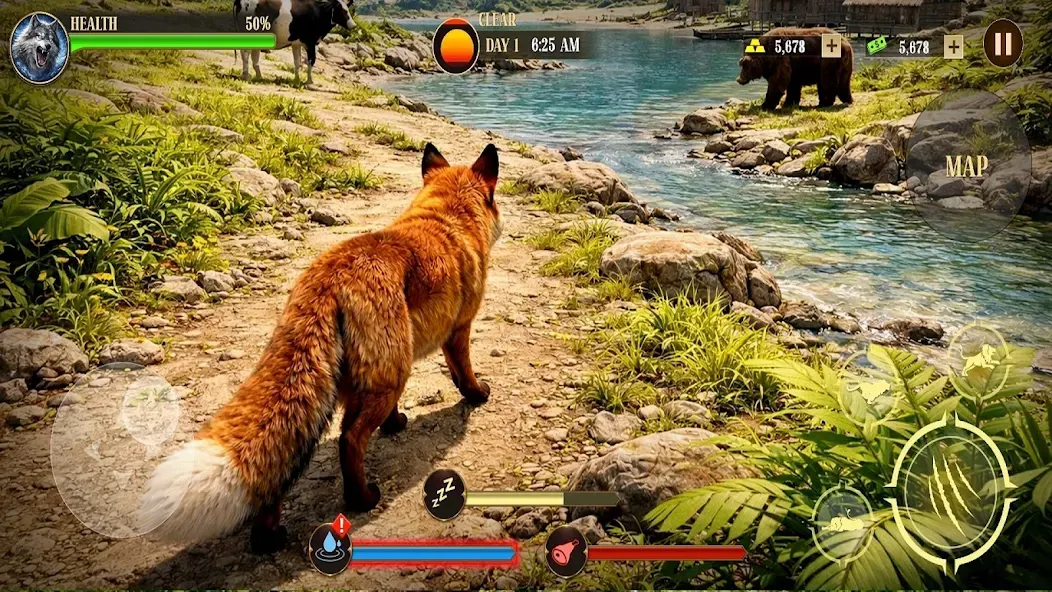 Wild Animal Survival Sim 3D screenshot 3