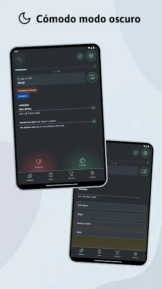 Español verbos y conjugaciones screenshot 13