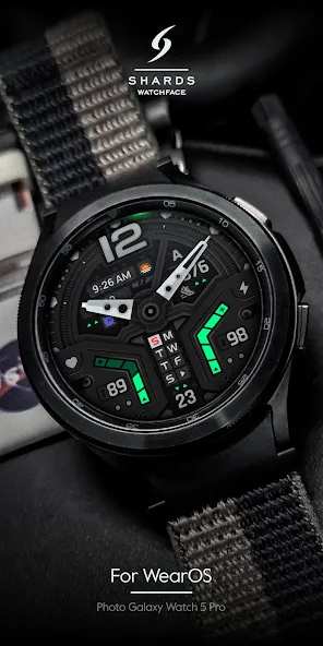 SH068 Watch Face, WearOS watch screenshot 4