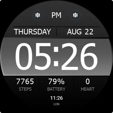 Key WF40 Digital Watch Face screenshot 26