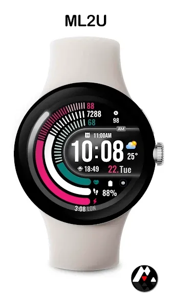 ML2U 184 Watch Face screenshot 1