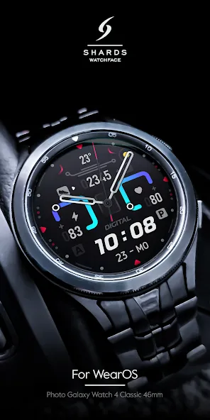 SH020 Watch Face, WearOS watch screenshot 2