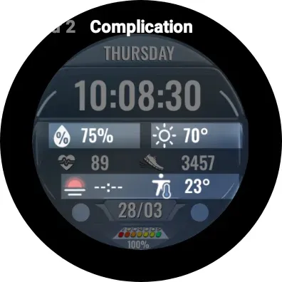 N-SPORT692 Big Dial Watch Face screenshot 13