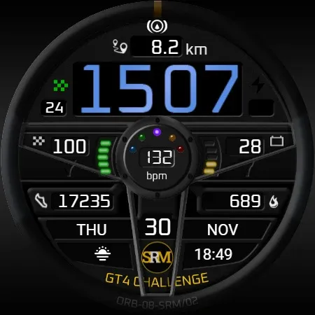 ORB-08-SRM Watch Face screenshot 10