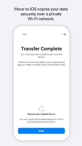 Move to iOS screenshot 2