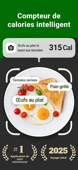 Calo: compte-calories screenshot 1