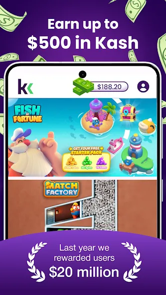 KashKick: Get paid to have fun screenshot 1