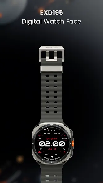 EXD195: Digital Watch Face screenshot 6