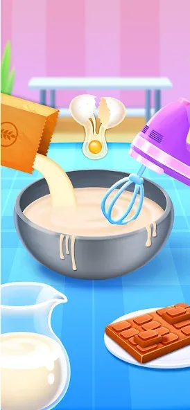 蛋糕 做饭小游戏 - 儿童做饭游戏 2-5, 厨房 儿童游戏 screenshot 1