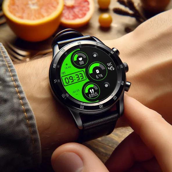 Key WF89 Digital Watch Face screenshot 7
