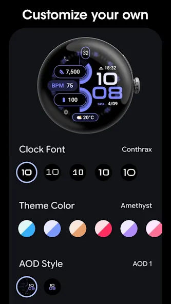 MDS11 Digital Watch Face screenshot 4