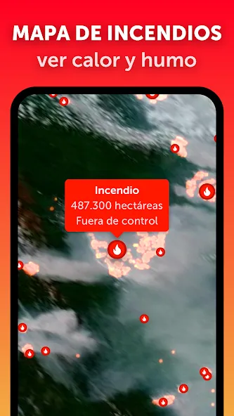 Zoom Earth - Mapa del tiempo screenshot 3
