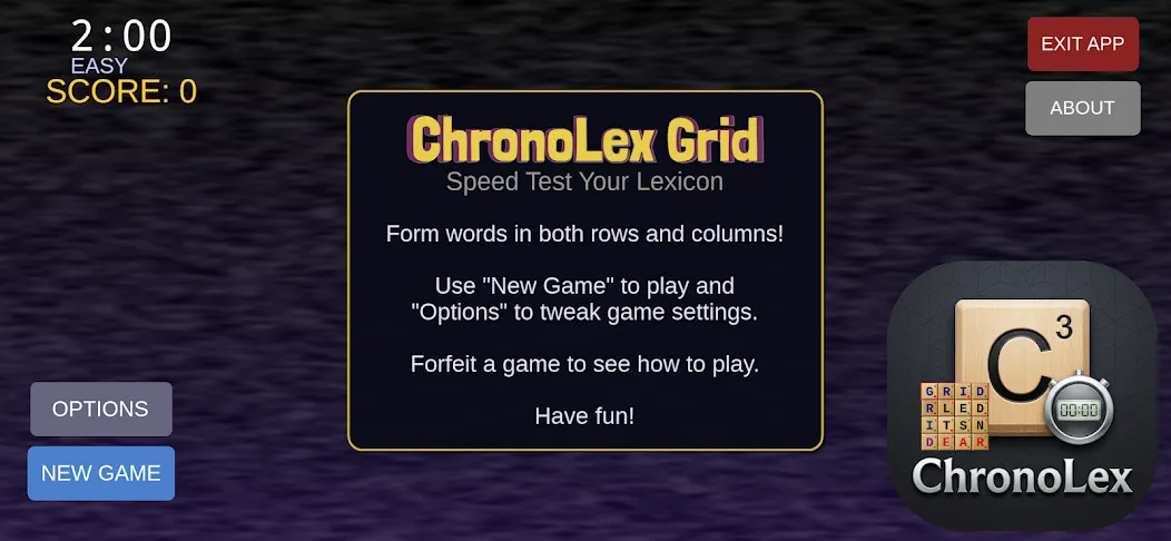 ChronoLex Grid screenshot 1