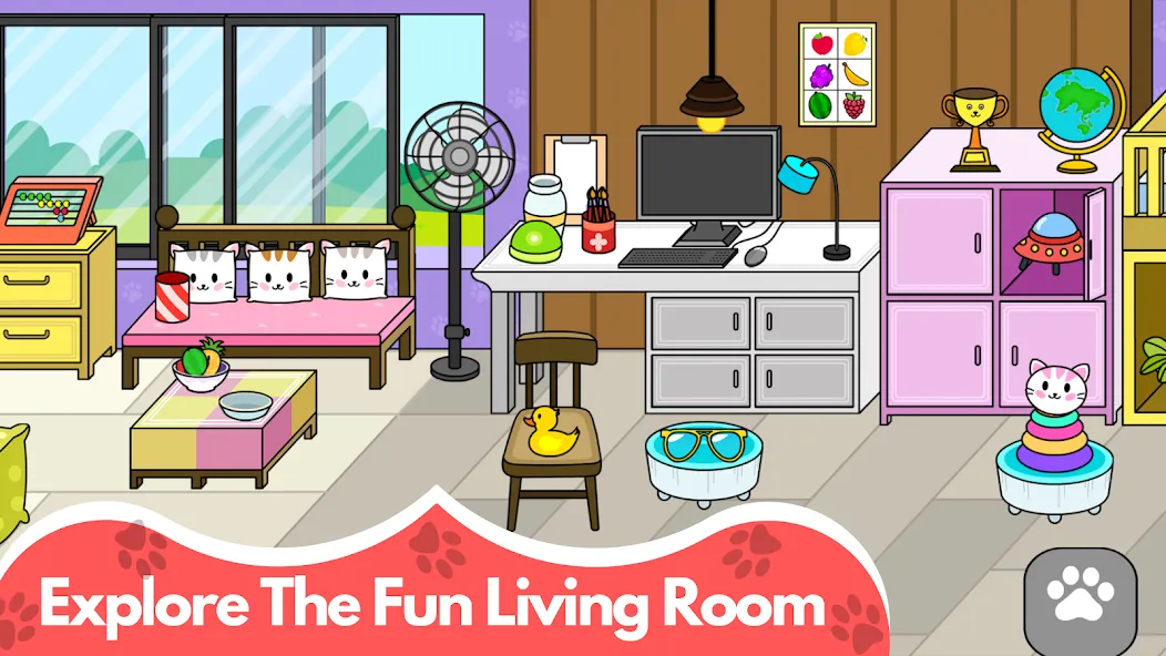 Tizi Cute Kitty: Pet Cat Games screenshot 18