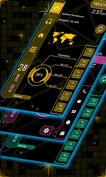 Strip Hi-tech Launcher 2025 screenshot 9