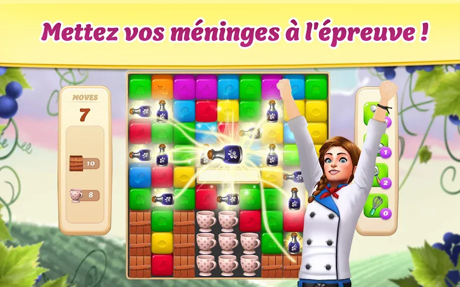 Vignoble Match: Jeu de déco screenshot 4