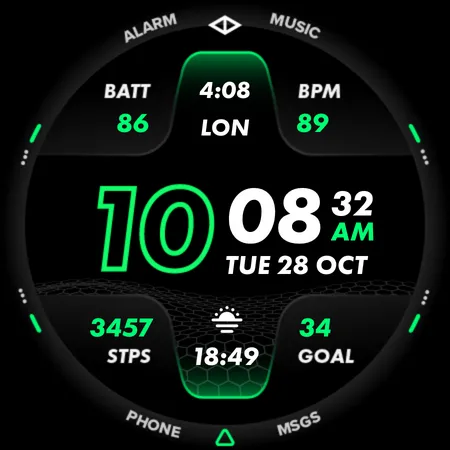 Stratos: Digital Watch Face screenshot 28