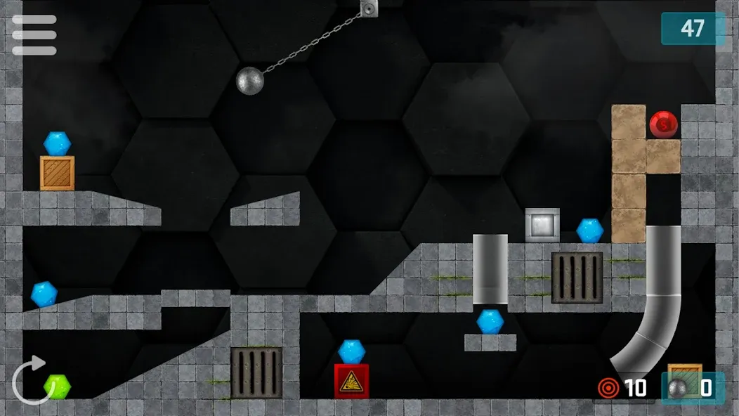 HEXASMASH - Physics Puzzle screenshot 4