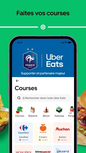 Uber Eats : repas et courses screenshot 5