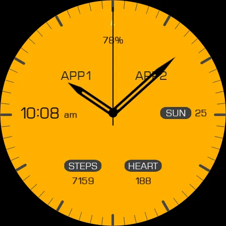 Key068 Analog Watch Face screenshot 25