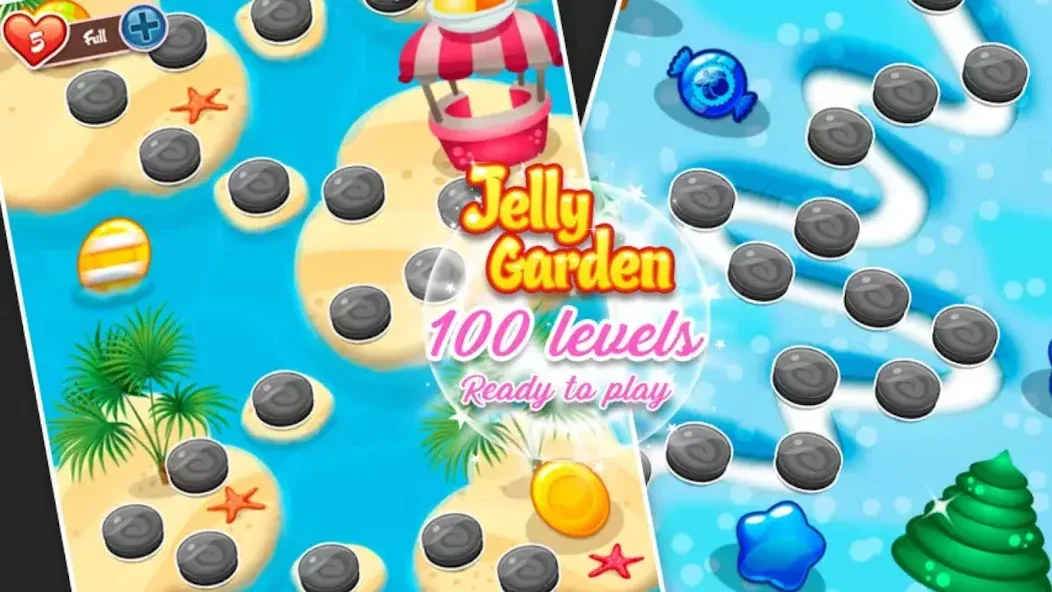 Jelly Crush Garden: Match 3 screenshot 3