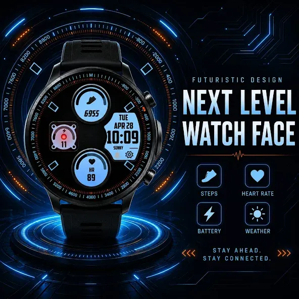 F7V5 - DIGITAL WATCH FACE screenshot 5