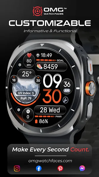 Weather Watch Face - OMG 373 screenshot 2