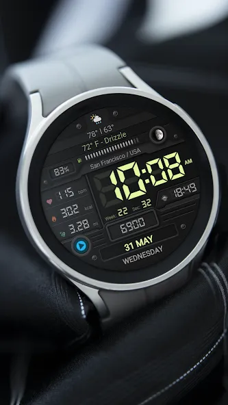 WFP 053 Military watch face screenshot 5