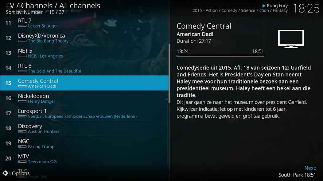 Kodi screenshot 2
