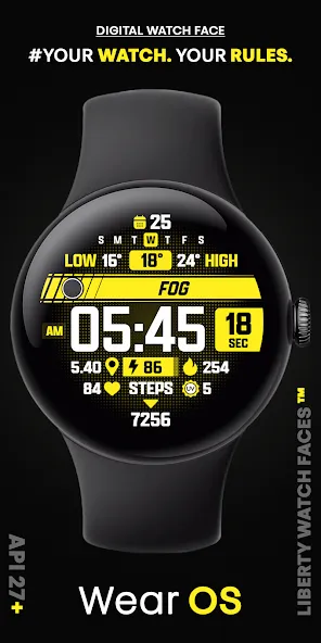 ATHLETIC Digital Watch Face screenshot 3