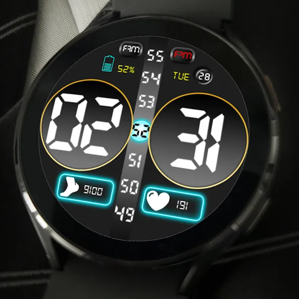 Digital Watch Face Key 011 screenshot 6
