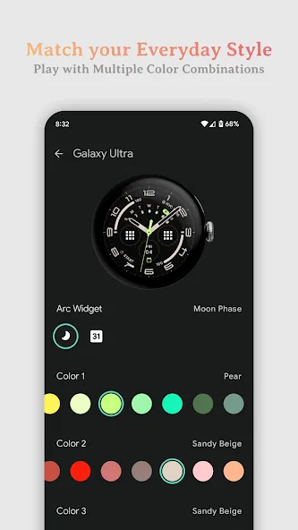 Galaxy Ultra Watch Face screenshot 3