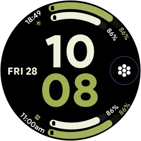 Digital Arc - Watch face screenshot 9