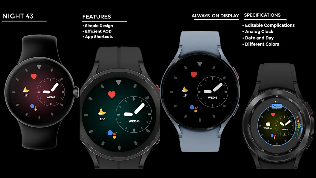Night 43 - watch face screenshot 15