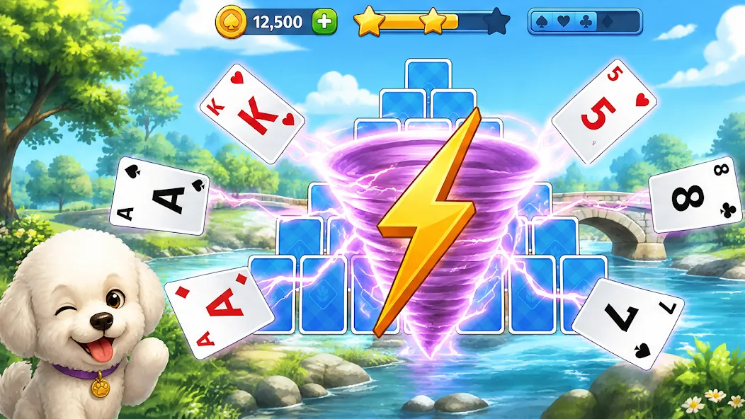 TriPeaks Solitaire Match screenshot 2