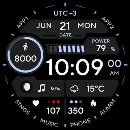TACT ONE: Watch face screenshot 9