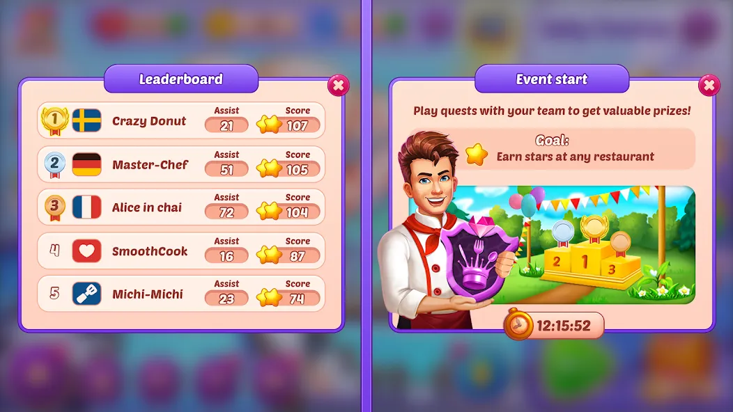 Cooking Crush - 玩烹饪游戏和时间管理游戏 screenshot 8
