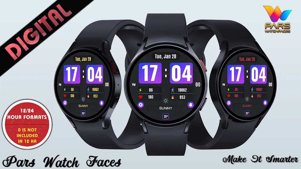 Vesa Digital Watch Face screenshot 2