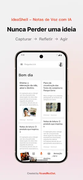 ideaShell: Notas de Voz com IA screenshot 1