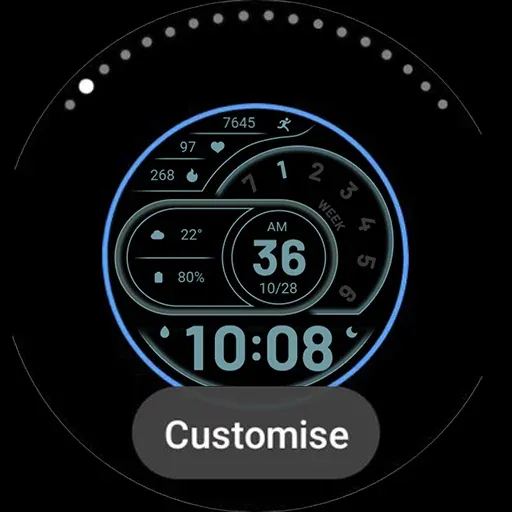 Dreamy Micro Blue ZKin Watch screenshot 32