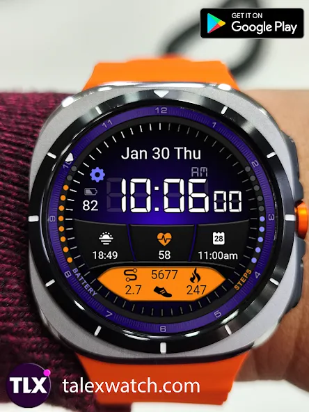 HyperSpace Watch Face screenshot 4
