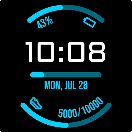 Simple Indicators Watch Face screenshot 12