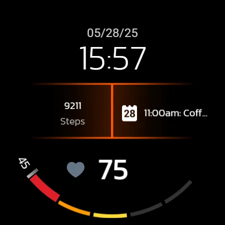 Digital Watchface D6 screenshot 24