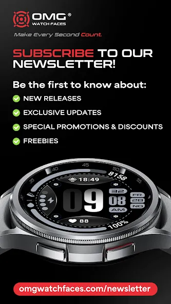 OMG 422 - Digital Watch Face screenshot 8