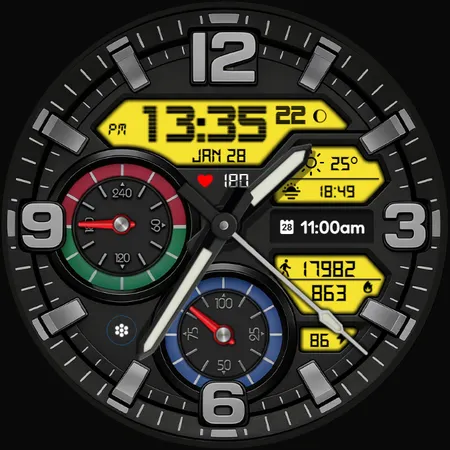 Vectora One Hybrid Watch Face screenshot 35