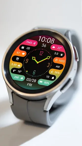 ZKin Watch Colorful Clock screenshot 4
