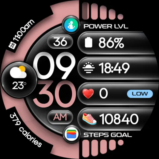 OMG 230 - Digital Watch Face screenshot 26