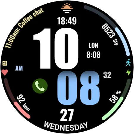 WFP 319 Digital Watch Face screenshot 42