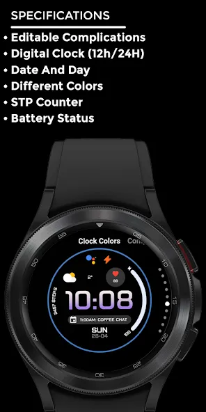Night ver 06 - watch face screenshot 4